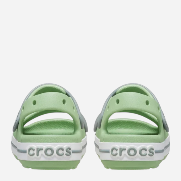 Дитячі сандалії для хлопчика Crocs Crocband Cruiser Sandal T Kids 209423-3WD 34-35 (J3) Світло-зелені (196265603541) - зображення 5