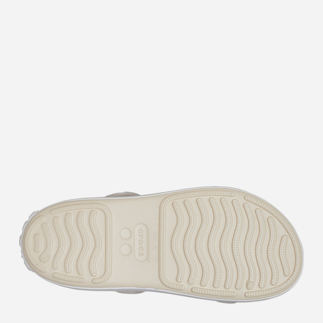 Дитячі сандалії для дівчинки Crocs Crocband Cruiser Sandal T Kids 209424-0HP 27-28 (C10) Бежеві (196265603794) - зображення 4