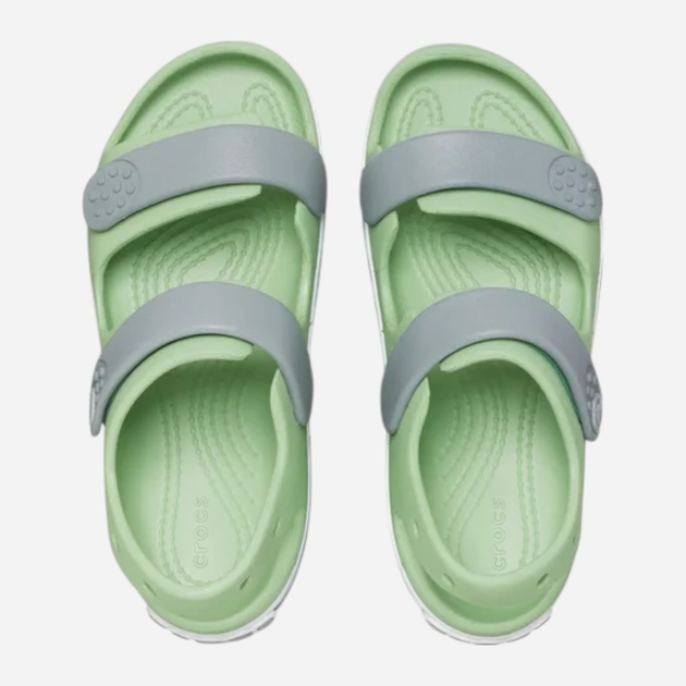 Дитячі сандалії для хлопчика Crocs Crocband Cruiser Sandal T Kids 209423-3WD 29-30 (C12) Світло-зелені (196265603503) - зображення 6