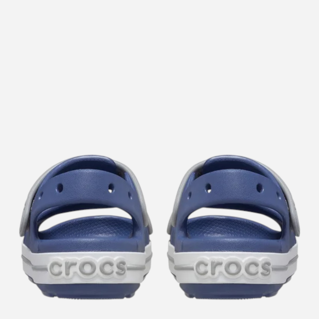 Sandały chłopięce Crocs Crocband Cruiser Sandal T Kids 209424-45O 27-28 (C10) Granatowe z szarym (196265603930) - obraz 5