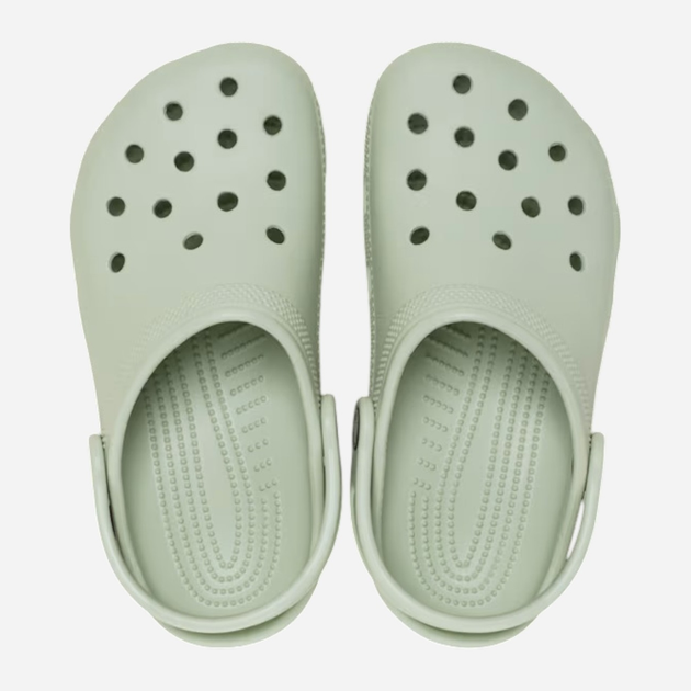 Дитячі крокси-сабо Crocs Classic Clog 206990-3VS 24-25 (C8) Світло-сірі (196265549320) - зображення 4