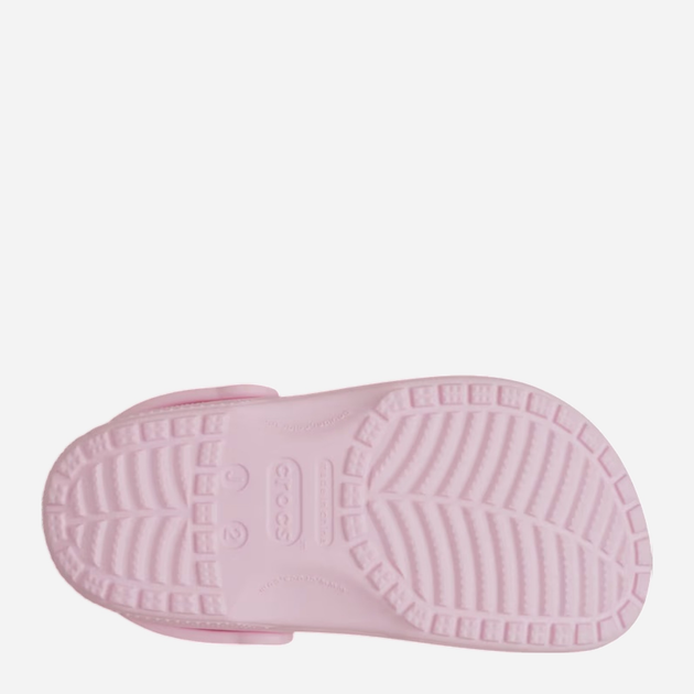 Chodaki dziecięce dla dziewczynki Crocs Classic Clog 206991-6GD 30-31 (C13) Jasnoróżowe (191448736016) - obraz 5