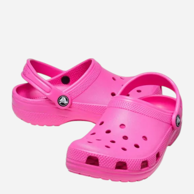 Chodaki dziecięce dla dziewczynki Crocs Classic Clog CR206991-JUIC 30-31 (C13) Jasnoróżowe (196265216567) - obraz 3
