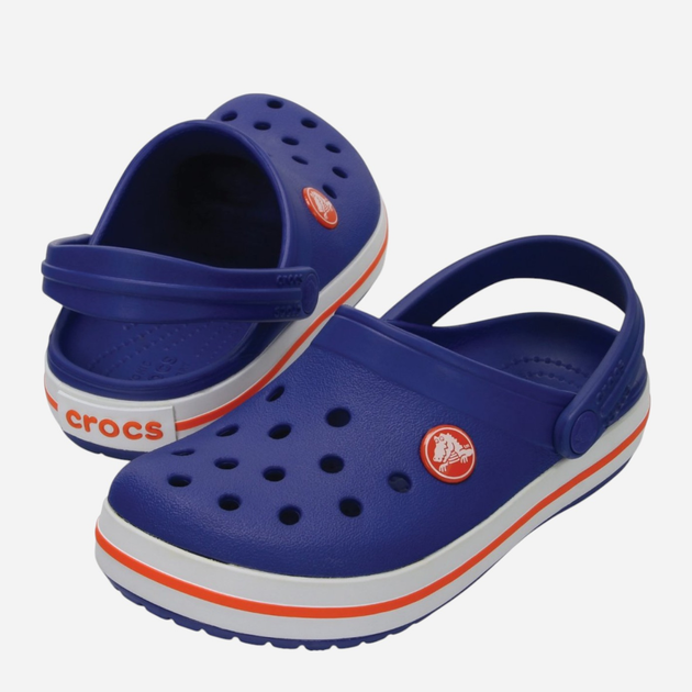 Chodaki chłopięce Crocs Crocband Clog CR207006-CEBL 34-35 (J3) Niebieskie (191448739710) - obraz 4