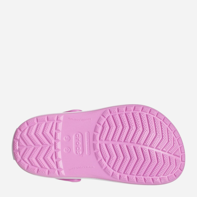 Дитячі крокси-сабо для дівчинки Crocs Crocband Clog CR207006-TAPK 30-31 (C13) Рожеві (191448917187) - зображення 5