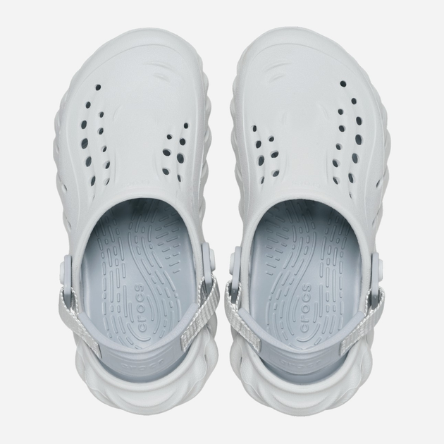 Chodaki chłopięce Crocs Echo Clog 208190-1FT 29-30 (C12) Szare (196265248100) - obraz 3