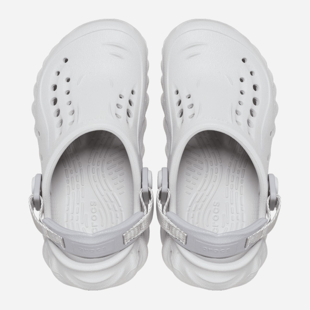 Chodaki chłopięce Crocs Echo Clog 208191-1FT 27-28 (C10) Szare (196265258468) - obraz 3