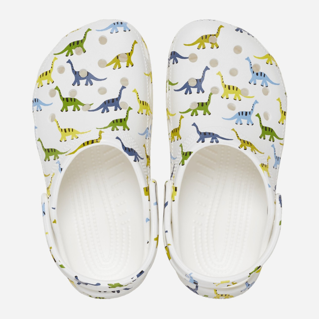 Chodaki chłopięce Crocs Graphic Classic Clog 209695-9DH 28-29 (C11) Białe (196265552665) - obraz 3