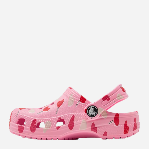 Дитячі крокси-сабо для дівчинки Crocs Graphic Classic Clog CR209755-6S0 25-26 (C9) Рожеві (196265556694) - зображення 3