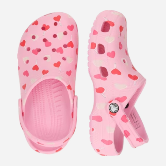 Chodaki dziecięce dla dziewczynki Crocs Graphic Classic Clog CR209754-6S0 28-29 (C11) Różowe (196265556441) - obraz 3