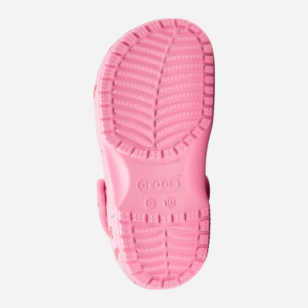 Chodaki dziecięce dla dziewczynki Crocs Graphic Classic Clog CR209755-6S0 24-25 (C8) Różowe (196265556687) - obraz 5
