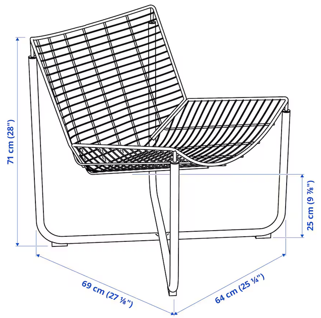 Кресло SKALBODA IKEA 205.820.35 белый - изображение 6