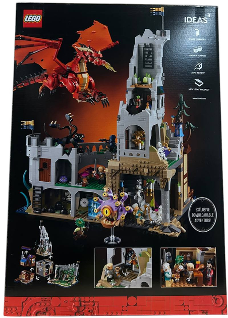 Конструктор LEGO Ideas Dungeons & Dragons: Повість про Червоного Дракона 3745 деталей (21348) (955555908769373) - Уцінка - зображення 2