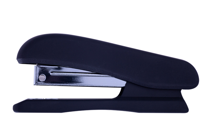 Степлер пластиковый, RUBBER TOUCH, 20 л., (скобы №24; 26), 127х54х33 мм, черный - изображение 3