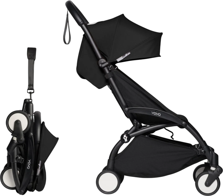 Набор Stokke YOYO Black Шасси + Комплект текстиля (646403.02