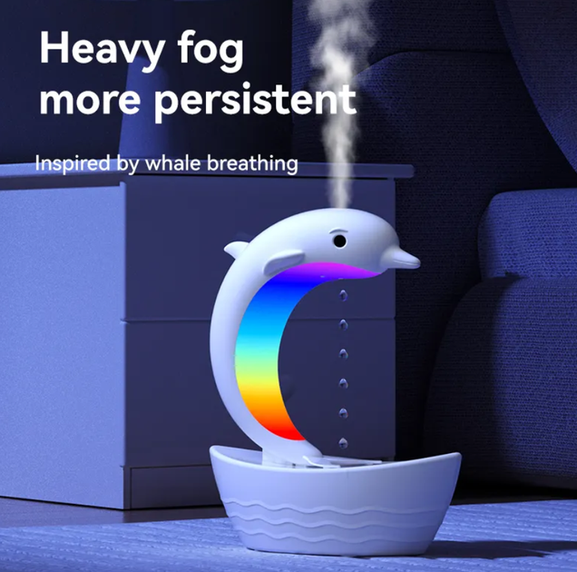Ночник-увлажнитель воздуха с RGB подсветкой, антигравитационный - изображение 6