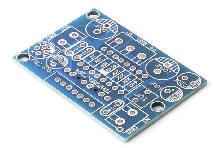 Печатная плата для сборки TDA7293/TDA7294 аудио усилителя - Фото 1 Печатная плата для сборки TDA7293/TDA7294 аудио усилителя - изображение 1