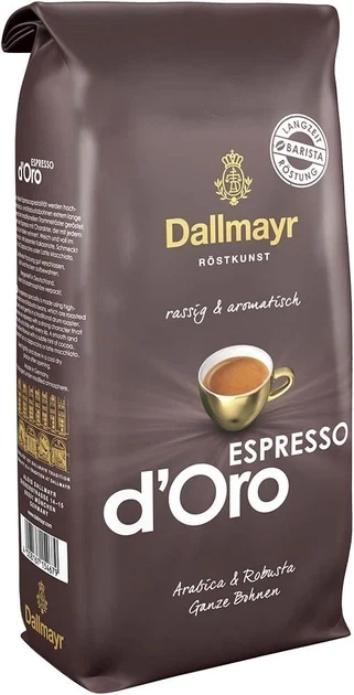 Кофе зерновой Dallmayr Espresso d`Oro 1 кг - Фото 2 Кофе зерновой Dallmayr Espresso d`Oro 1 кг - изображение 2