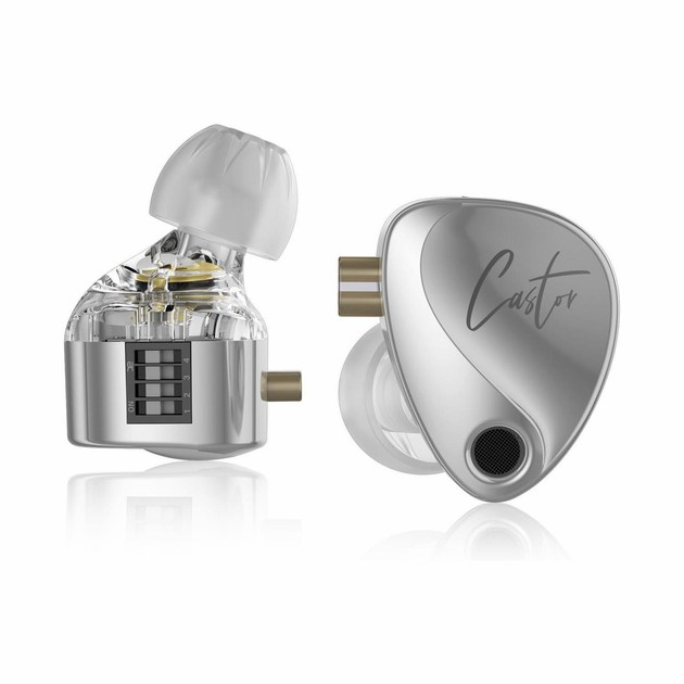 Проводные наушники с микрофоном KZ Castor silver - изображение 5