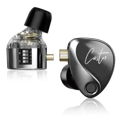 Наушники с микрофоном KZ Castor Improved Bass black - изображение 3
