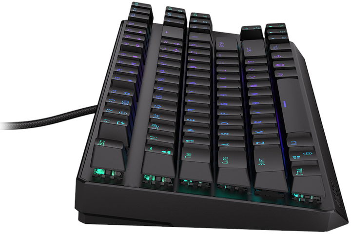 Клавіатура дротова Endorfy Thock TKL Kailh Blue USB Black (EY5A001) - зображення 6