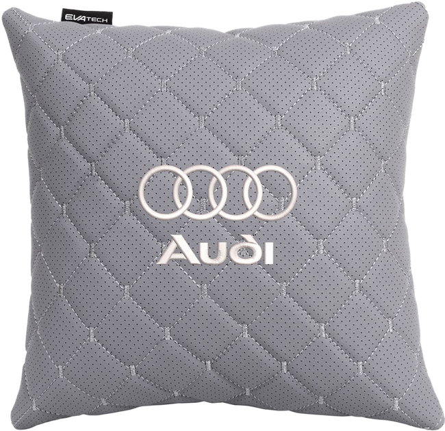 Подушка EVAtech ECO 30 х 30 см Audi Сіра з сірою ниткою від Rozetka на платформі USKIDKA Акція на Подушка EVAtech ECO 30 х 30 см Audi Сіра з сірою ниткою від Rozetka
