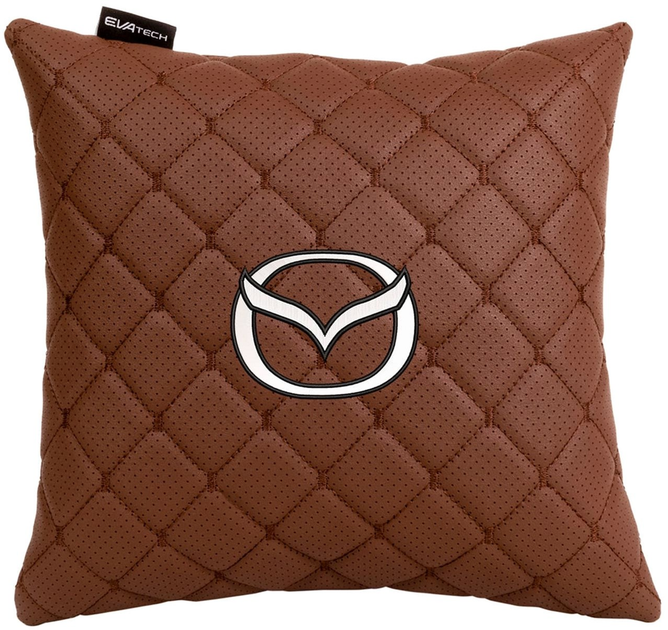 Подушка EVAtech ECO 30 х 30 см Mazda Коричнева з коричневою ниткою від Rozetka на платформі USKIDKA Акція на Подушка EVAtech ECO 30 х 30 см Mazda Коричнева з коричневою ниткою від Rozetka