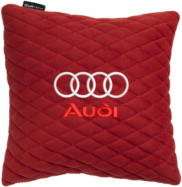 Подушка EVAtech 30 х 30 см Audi Червона з червоною ниткою від Rozetka на платформі USKIDKA Акція на Подушка EVAtech 30 х 30 см Audi Червона з червоною ниткою від Rozetka