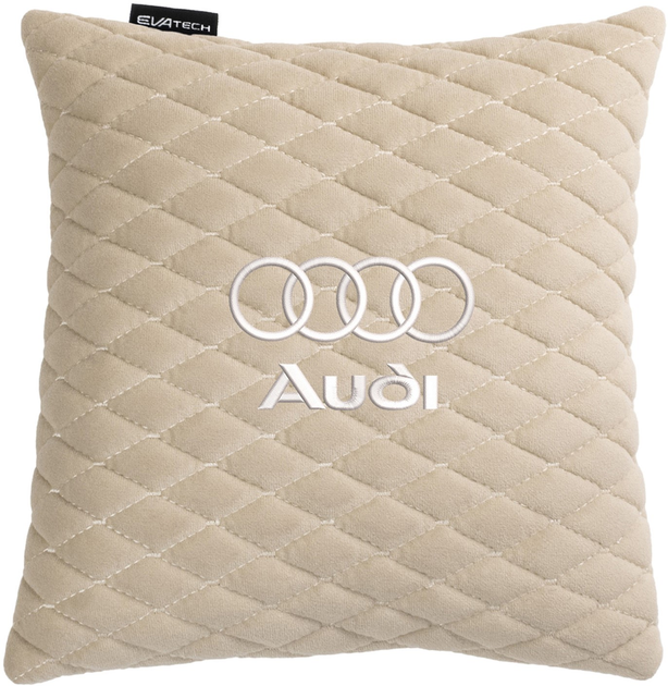 Подушка EVAtech 30 х 30 см Audi Бежева з бежевою ниткою від Rozetka на платформі USKIDKA Акція на Подушка EVAtech 30 х 30 см Audi Бежева з бежевою ниткою від Rozetka