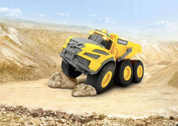 Самоскид Dickie Toys Articulated Hauler Volvo з світловими і звуковими ефектами (4006333087653) - зображення 7