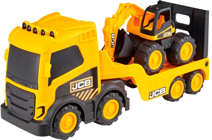 Zestaw pojazdów Teamsterz JCB Mega Transporter z koparką (5050841758610) - obraz 2