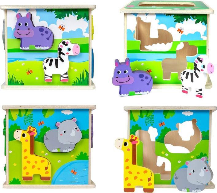 Kostka-sorter Smily Play Zoo (5905375849498) - obraz 4
