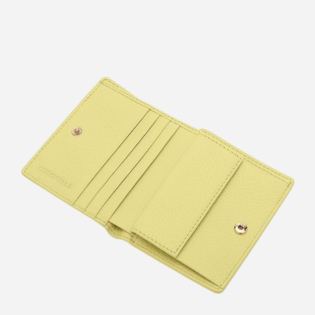 Portfel damski skórzany Coccinelle E2MW511D301-G61 Żółty (800070316526) - obraz 3