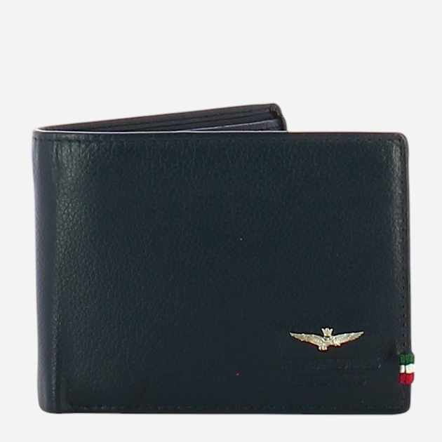 Portfel męski skórzany Aeronautica Militare AM103-BL Niebieski (800070241453) - obraz 1