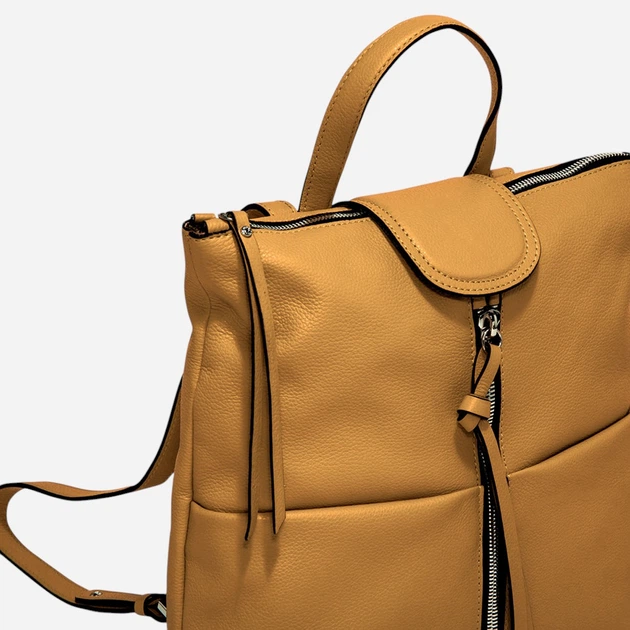 Plecak damski skórzany Gianni Chiarini ZN-7040/COMM-GRN-0422 Brązowy (800070334552) - obraz 5