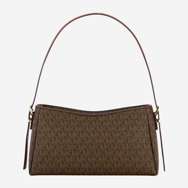 Сумка-багет сідло жіноча середня Michael Kors 32R5G9OC6B-252 Коричнева (800070334466) - зображення 2