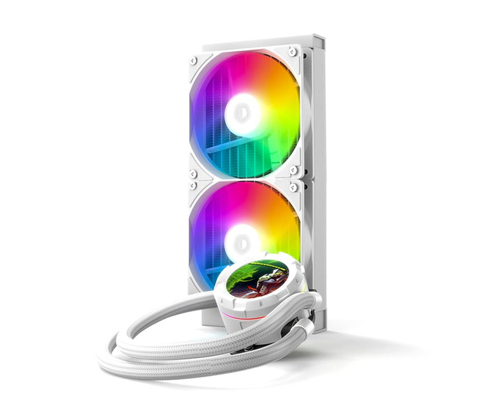 Система водяного охлаждения ID-Cooling Space LCD SL240 XE White - изображение 2