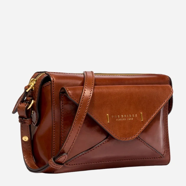 Torebka crossbody damska skórzana The Bridge 04290401-14 Brązowa (800070338630) - obraz 6