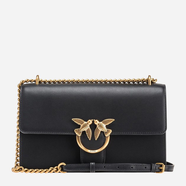 Torebka crossbody damska skórzana Pinko 100941A0F1-Z99Q Czarna (800070310443) - obraz 1