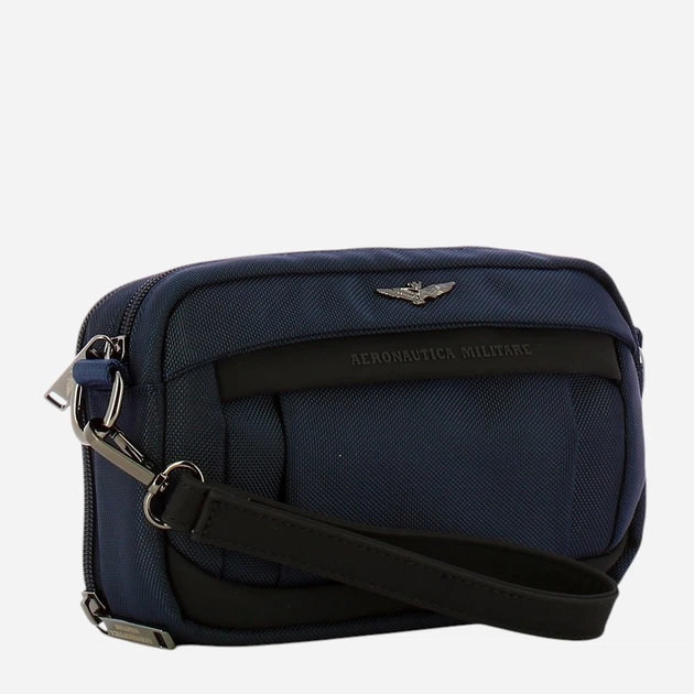 Torba przez ramię męska materiałowa Aeronautica Militare AM502-BL Niebieska (800070307489) - obraz 3