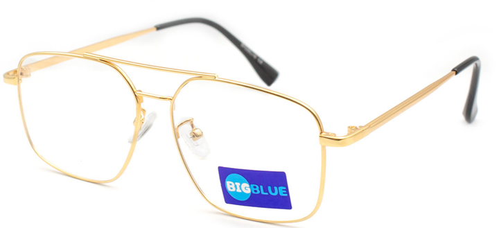 Компьютерные очки Big Blue Mod 8 защитные от излучения монитора с блокировкой голубого света с ПАСПОРТОМ Blue blocker c футляром и салфеткой - Фото 2 Компьютерные очки Big Blue Mod 8 защитные от излучения монитора с блокировкой голубого света с ПАСПОРТОМ Blue blocker c футляром и салфеткой - изображение 2