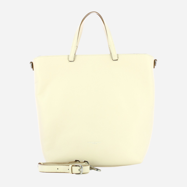 Сумка-шопер жіноча з натуральної шкіри Gianni Chiarini BS-11595-GRN-3890 Біла (800070334514) - зображення 1