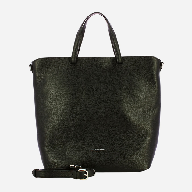 Сумка-шопер жіноча з натуральної шкіри Gianni Chiarini BS-11595-GRN-001 Чорна (800070334513) - зображення 1