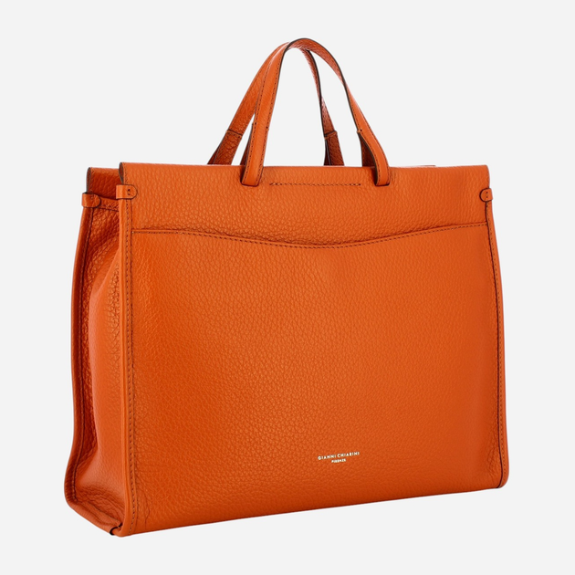Сумка-шопер жіноча з натуральної шкіри Gianni Chiarini BS-11400-TKL-1117 Коричнева (800070334512) - зображення 3