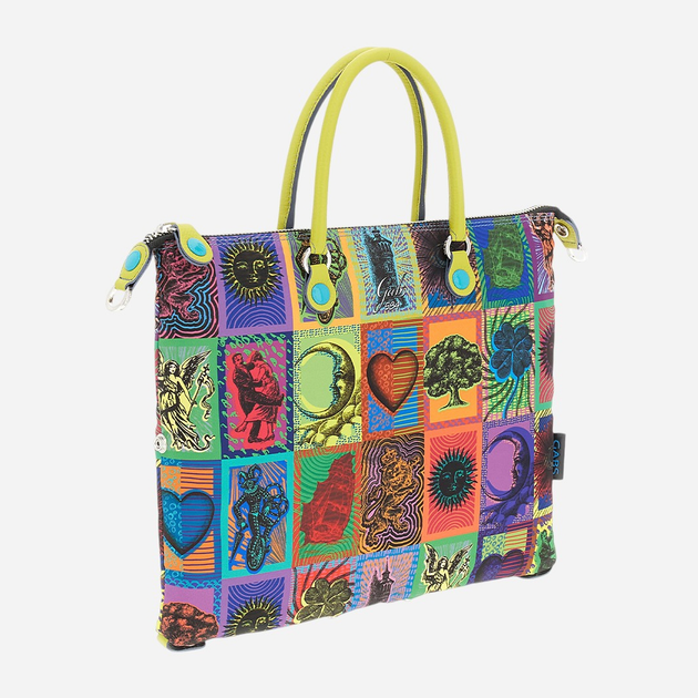 Torba shopper damska duża Gabs G000030T2X1719-S0584 Żółta (800070339556) - obraz 3