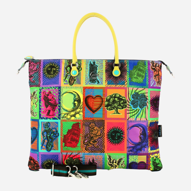 Torba shopper damska duża Gabs G000030T3X1719-S0584 Żółta (800070339555) - obraz 3