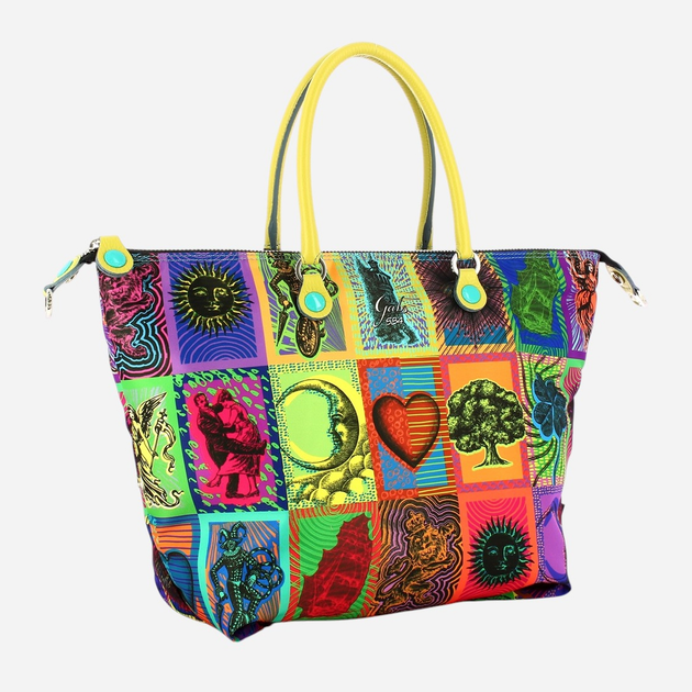 Torba shopper damska duża Gabs G000030T3X1719-S0584 Żółta (800070339555) - obraz 4