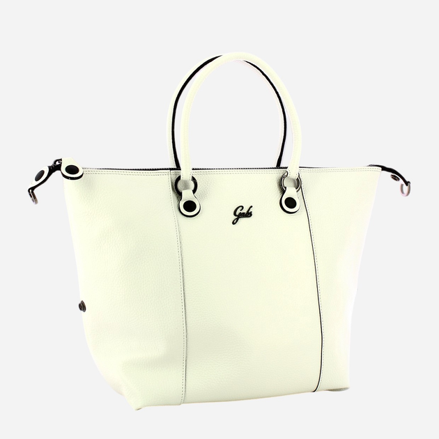 Torba shopper damska skórzana Gabs G000033T3X2428-C1017 Biała (800070339566) - obraz 4