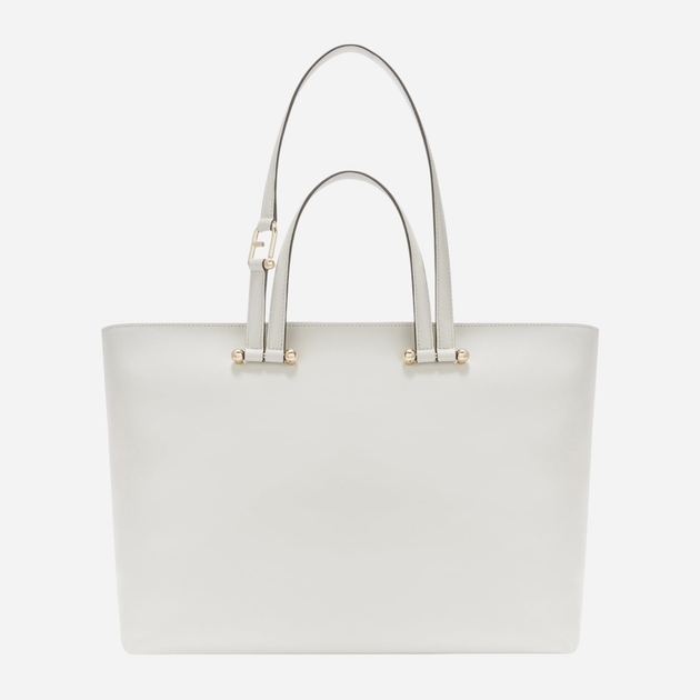 Torba shopper damska skórzana Furla WB01453BX31693576S1007 Biała (800070334453) - obraz 1