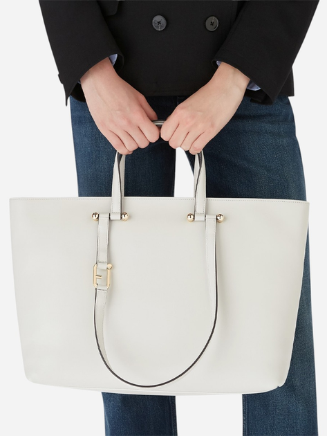 Torba shopper damska skórzana Furla WB01453BX31693576S1007 Biała (800070334453) - obraz 2